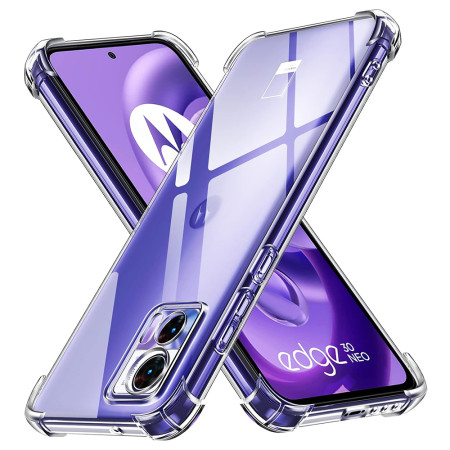 Husa Antisoc compatibila Motorola Edge 30 Neo, PRO AirBag, Clear