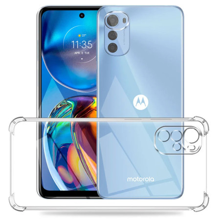 Husa Antisoc compatibila Motorola Moto E32 / Moto E32s, PRO AirBag, Clear