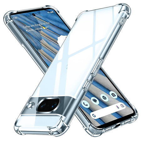 Husa Antisoc compatibila Google Pixel 8a, PRO AirBag, Clear