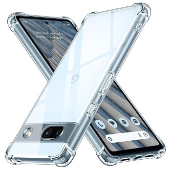Husa Antisoc compatibila Google Pixel 7a, PRO AirBag, Clear