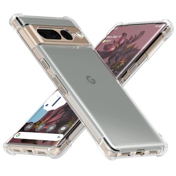 Husa Antisoc compatibila Google Pixel 7 Pro, PRO AirBag, Clear