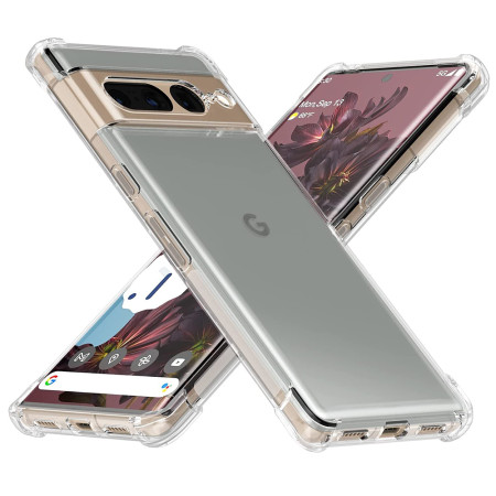 Husa Antisoc compatibila Google Pixel 7 Pro, PRO AirBag, Clear