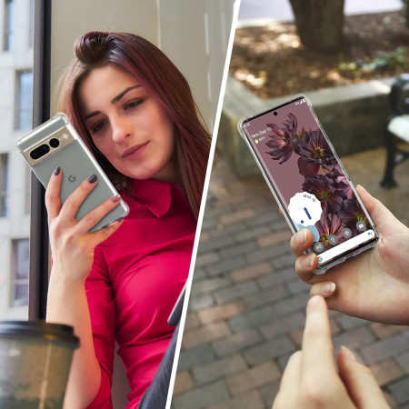 Husa Antisoc compatibila Google Pixel 7 Pro, PRO AirBag, Clear