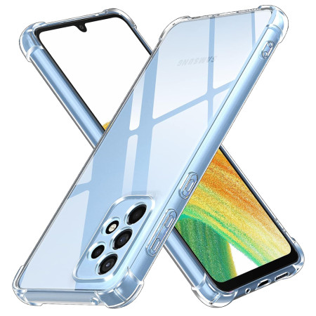 Husa Antisoc compatibila Samsung Galaxy A33 5G, PRO AirBag, Clear