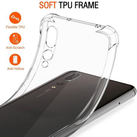 Husa Antisoc compatibila Huawei P20 Pro, PRO AirBag, Clear