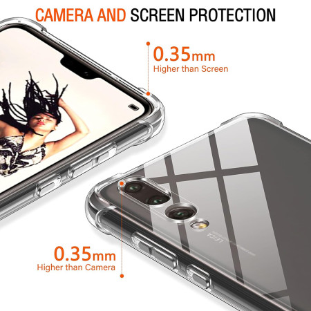 Husa Antisoc compatibila Huawei P20 Pro, PRO AirBag, Clear