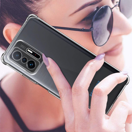 Husa Antisoc compatibila Xiaomi 11T / 11T Pro, PRO AirBag, Clear