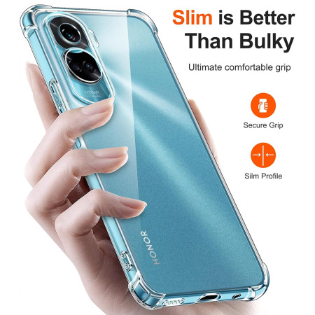 Husa Antisoc compatibila Honor 90 Lite, PRO AirBag, Clear