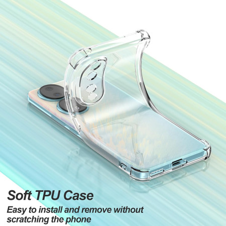 Husa Antisoc compatibila Honor 90 Pro, PRO AirBag, Clear