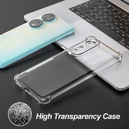 Husa Antisoc compatibila Honor 90 Pro, PRO AirBag, Clear