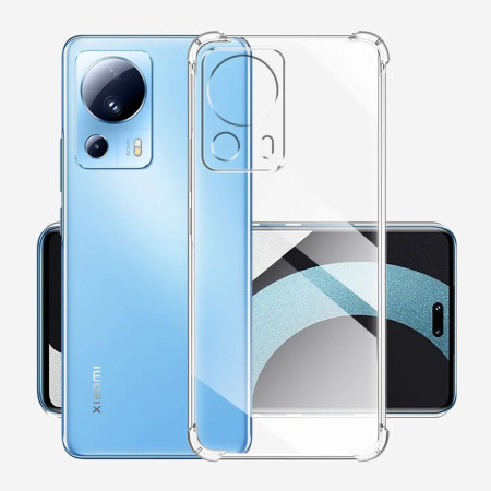 Husa Antisoc compatibila Xiaomi 13 Lite, PRO AirBag, Clear