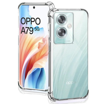 Husa Antisoc compatibila Oppo A79 5G, PRO AirBag, Clear