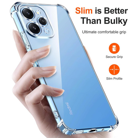 Husa Antisoc compatibila Xiaomi Redmi 12, PRO AirBag, Clear