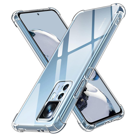 Husa Antisoc compatibila Xiaomi 12T / 12T Pro, PRO AirBag, Clear