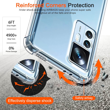 Husa Antisoc compatibila Xiaomi 12T / 12T Pro, PRO AirBag, Clear