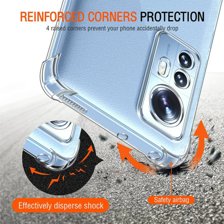 Husa Antisoc compatibila Xiaomi 12 / 12X, PRO AirBag, Clear