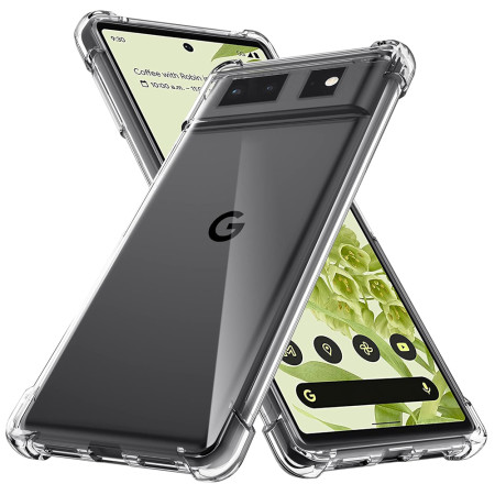 Husa Antisoc compatibila Google Pixel 6, PRO AirBag, Clear