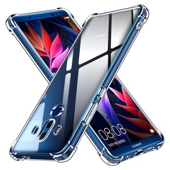 Husa Antisoc compatibila Huawei Mate 10 Pro, PRO AirBag, Clear