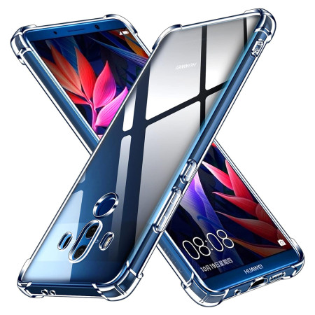 Husa Antisoc compatibila Huawei Mate 10 Pro, PRO AirBag, Clear