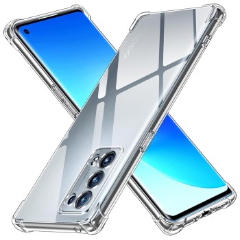 Husa Antisoc compatibila Oppo Reno6 Pro 5G Snapdragon, PRO AirBag, Clear