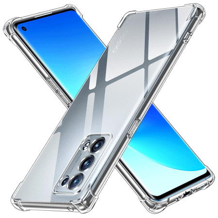 Husa Antisoc compatibila Oppo Reno6 Pro 5G Snapdragon, PRO AirBag, Clear
