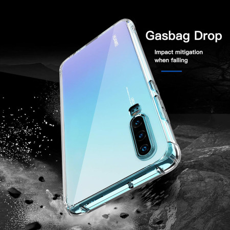 Husa Antisoc compatibila Huawei P30, PRO AirBag, Clear