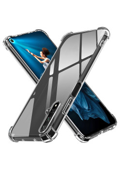 Husa Antisoc compatibila Huawei Nova 5T, PRO AirBag, Clear