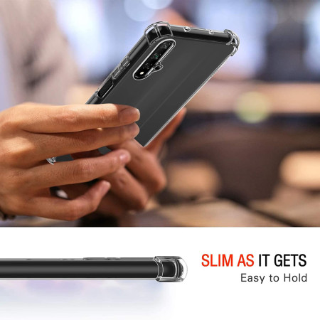 Husa Antisoc compatibila Huawei Nova 5T, PRO AirBag, Clear