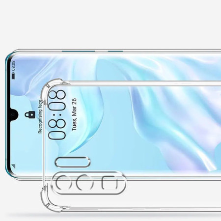 Husa Antisoc compatibila Huawei P30 Pro, PRO AirBag, Clear
