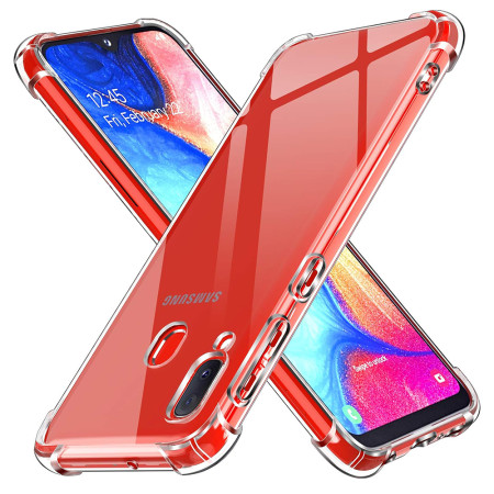Husa Antisoc compatibila Samsung Galaxy A20e, PRO AirBag, Clear
