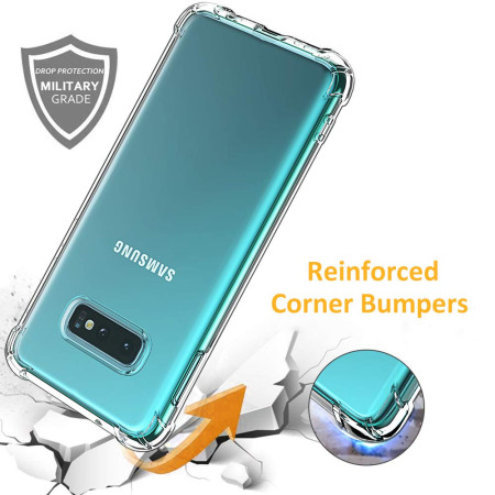 Husa Antisoc compatibila Samsung Galaxy S10e, PRO AirBag, Clear