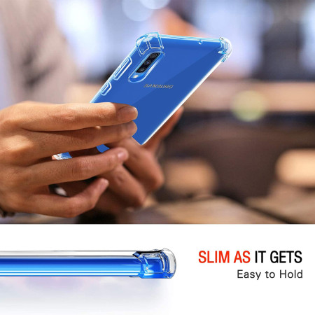 Husa Antisoc compatibila Samsung Galaxy A30s / A50 / A50s, PRO AirBag, Clear