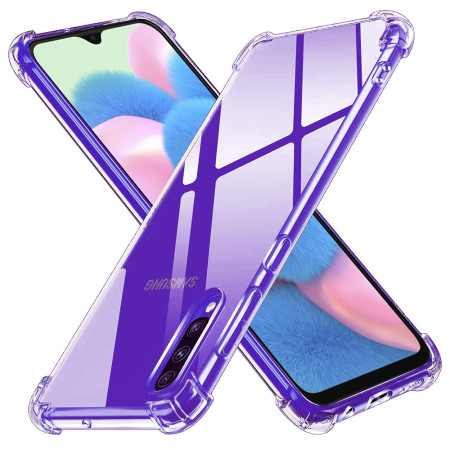Husa Antisoc compatibila Samsung Galaxy A30s / A50 / A50s, PRO AirBag, Clear