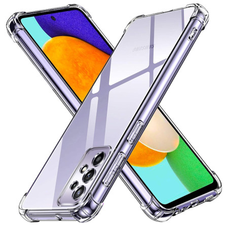 Husa Antisoc compatibila Samsung Galaxy A52 4G / A52 5G / A52s 5G, PRO AirBag, Clear