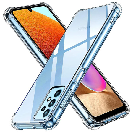 Husa Antisoc compatibila Samsung Galaxy A32 4G, PRO AirBag, Clear