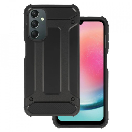 Husa telefon compatibila Samsung Galaxy A25, Tech Hybrid Armor, Negru 