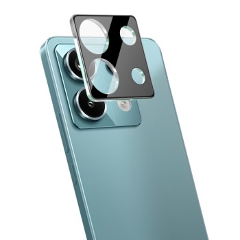 Folie Camera compatibila Xiaomi Redmi Note 13, 9H Anti Explozie Securizata, Negru