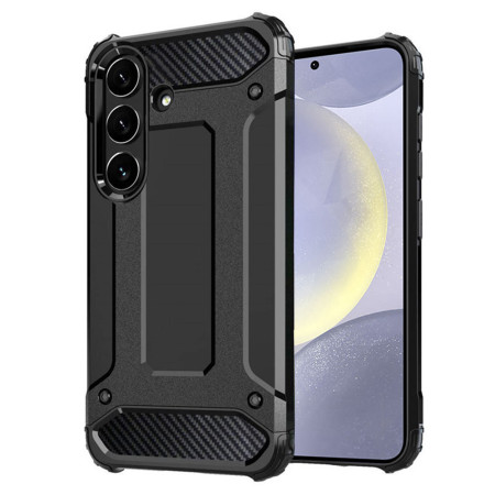Husa telefon compatibila Samsung Galaxy S24 Plus, Tech Hybrid Armor, Negru 