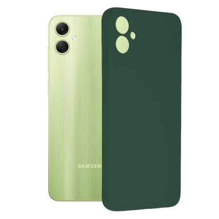 Husa de telefon compatibila Samsung Galaxy A05, Tech Microfibra, Camera Extra Pro, Dark Green