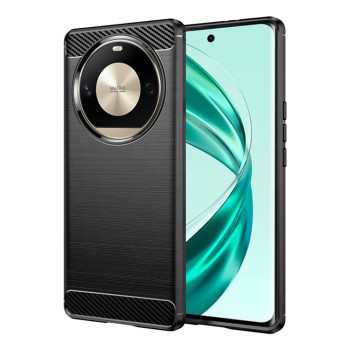 Husa Carbon compatibila Honor X50 Pro, Tech AntiSoc, Negru