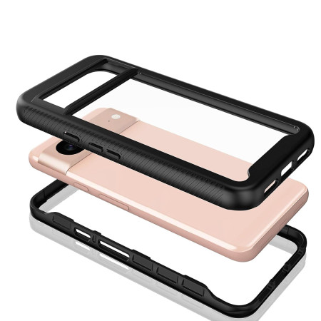 Husa 360 DefencePro compatibila Google Pixel 8a, Black