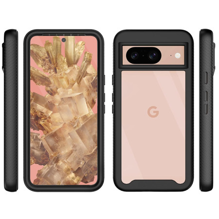 Husa 360 DefencePro compatibila Google Pixel 8a, Black