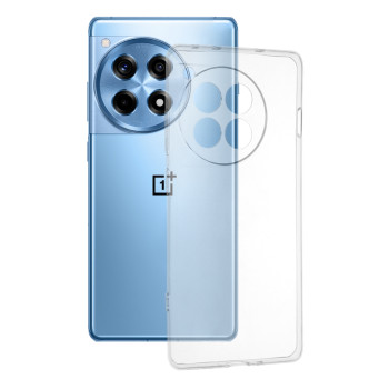 Husa Silicon compatibila OnePlus 12R, Pastreaza Originalitatea, Transparent 