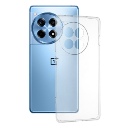 Husa Silicon compatibila OnePlus 12R, Pastreaza Originalitatea, Transparent 
