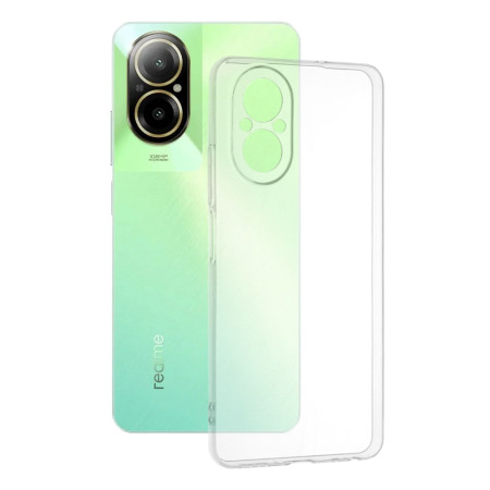 Husa Silicon compatibila Realme C67 4G, Pastreaza Originalitatea, Transparent 