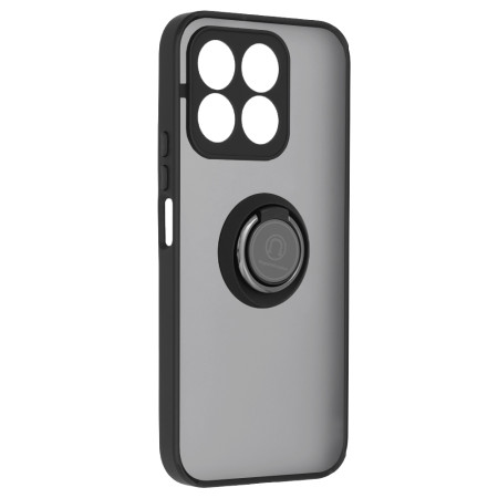 Husa telefon compatibila Honor X8b, Glinth Magnet Auto si Inel Rotativ, Negru