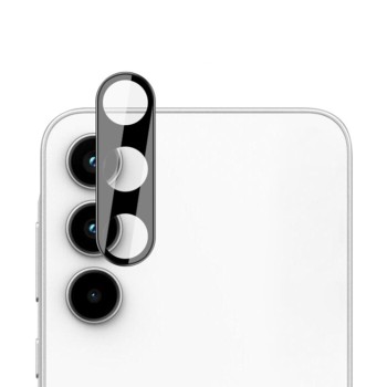 Folie Camera compatibila Samsung Galaxy A35, 9H Anti Explozie Securizata, Negru