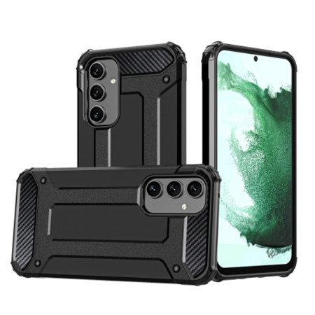 Husa telefon compatibila Samsung Galaxy A55, Tech Hybrid Armor, Negru 