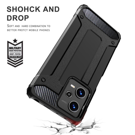 Husa telefon compatibila Xiaomi Redmi 13C, Tech Armor Antisoc, Negru 