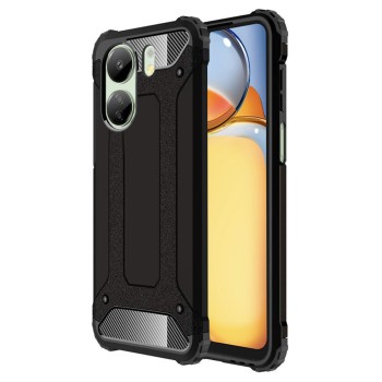 Husa telefon compatibila Xiaomi Redmi 13C, Tech Armor Antisoc, Negru 
